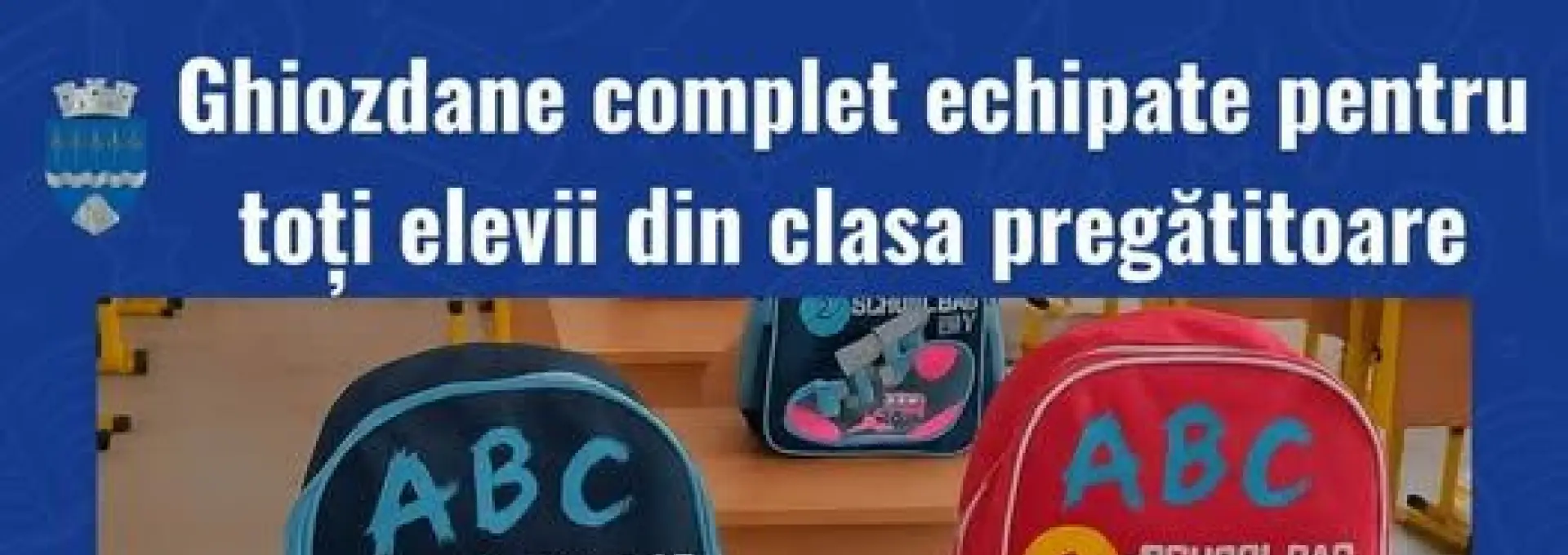 Foto Ghiozdane echipate pentru toți elevii din clasa pregătitoare din Piatra-Olt