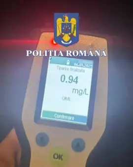 Foto Un tânăr, din Obârşia, depistat în trafic cu o alcoolemie de 0,94 mg/l. Poliţiştii au reţinut 57 de permise în weekend