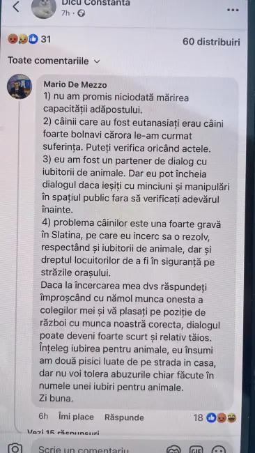 Foto Scandal la adăpostul Sărăcești din Slatina: câini eutanasiați și incinerați, acuzații grave la adresa administrației De Mezzo
