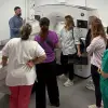 Foto Noul computer tomograf al Spitalului Slatina, disponibil din 1 octombrie. Personalul a fost instruit pentru utilizarea echipamentului