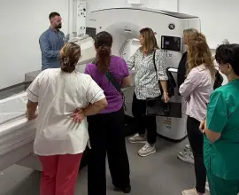 Foto Noul computer tomograf al Spitalului Slatina, disponibil din 1 octombrie. Personalul a fost instruit pentru utilizarea echipamentului