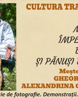 Foto Cultura tradițională a Oltului, readusă la viață prin ateliere și spectacol folcloric