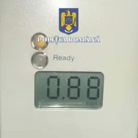 Foto Băut bine, la volan pe DJ 653, la Bălteni