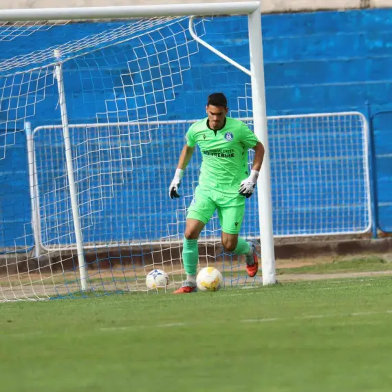 Foto Mihai Răcăşan, portarul echipei CSM Slatina, convocat la o acţiune a lotului naţional U19