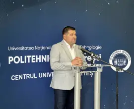 Foto Vicepreşedintele CJ Olt, Ionuț Ivan, la inaugurarea filialei Politehnica din Slatina: „Sper ca mulți să rămână acasă și să își construiască viitorul aici”