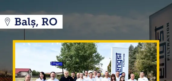 Foto Stradă din Balş, redenumită după fondatorul Hengst Filtration, compania germană care a deschis o fabrică în oraşul de pe Olteţ