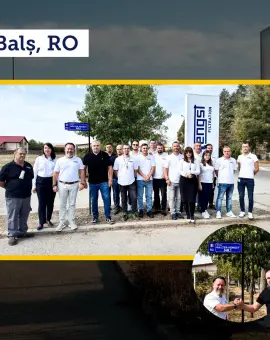 Foto Stradă din Balş, redenumită după fondatorul Hengst Filtration, compania germană care a deschis o fabrică în oraşul de pe Olteţ