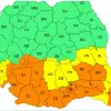 Foto Oltul, sub Cod Portocaliu de ploi, începând de joi dimineaţă. Vremea va fi deosebit de rece