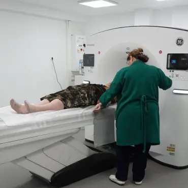 Foto Primul pacient investigat cu noul Computer Tomograf la Spitalul Județean Slatina