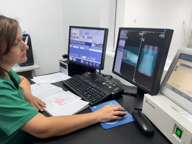 Foto Primul pacient investigat cu noul Computer Tomograf la Spitalul Județean Slatina