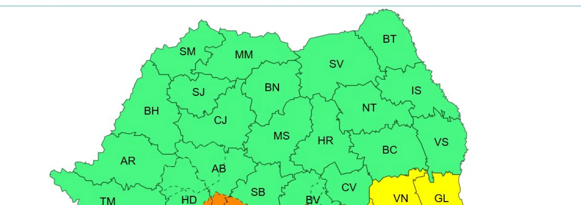 Foto Avertizare Cod Roşu de ploi pentru judeţele Olt şi Dolj