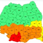 Foto Avertizare Cod Roşu de ploi pentru judeţele Olt şi Dolj