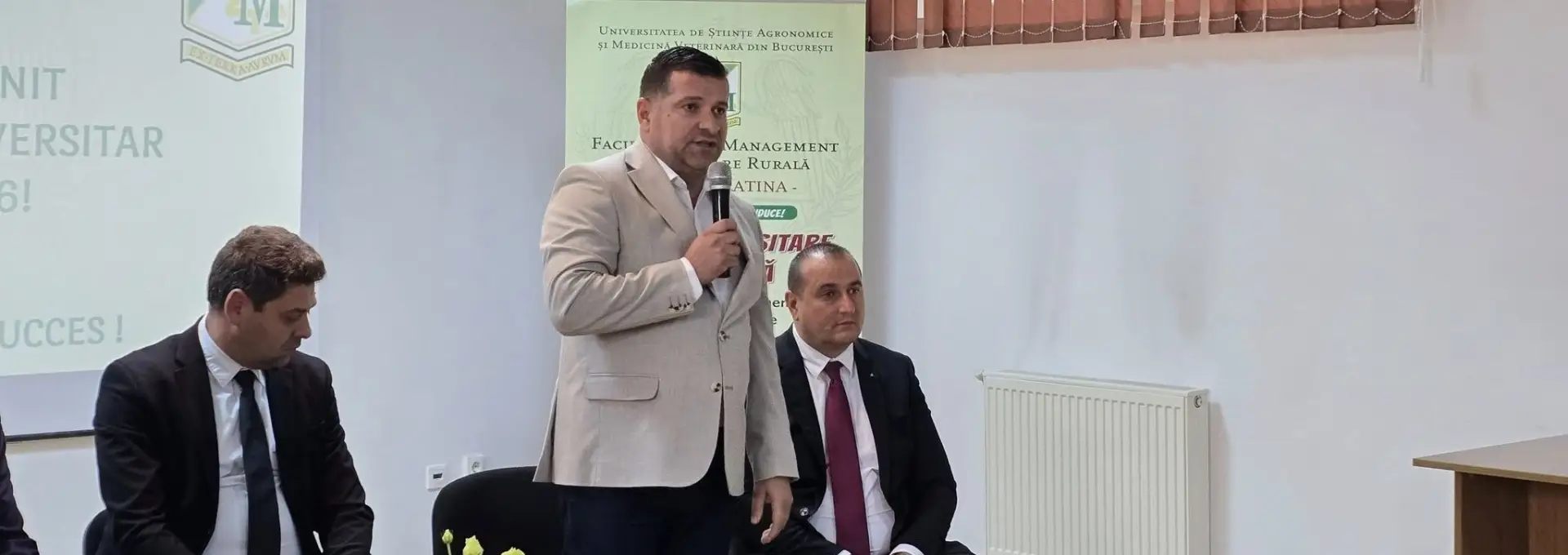 Foto Vicepreşedintele CJ Olt, la deschiderea anului universitar al USAMV Slatina: „Agricultura este o profesie și o vocație cu o importanță extraordinară pentru economia locală și națională”