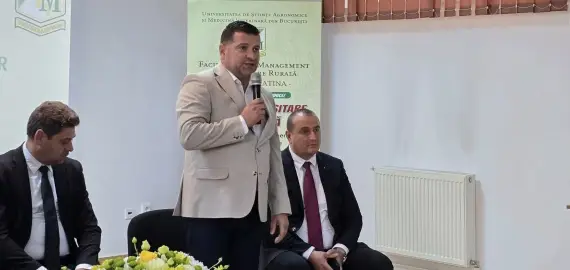 Foto Vicepreşedintele CJ Olt, la deschiderea anului universitar al USAMV Slatina: „Agricultura este o profesie și o vocație cu o importanță extraordinară pentru economia locală și națională”