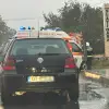 Foto Accident cu două autoturisme implicate, la ieşirea din Slatina, după Podul Olt