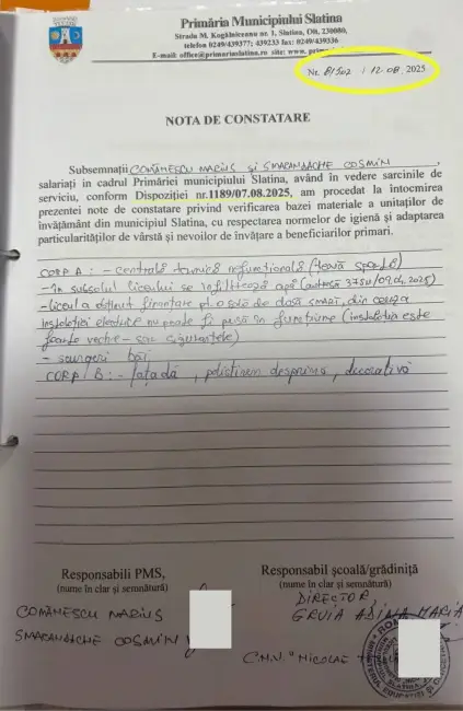 Foto Marius Oprescu: „Primarul Slatinei n-are nevoie de Ordonanța 52 ca să blocheze orașul” (DOCUMENTE)