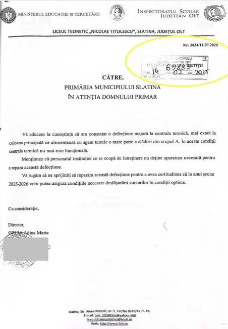 Foto Marius Oprescu: „Primarul Slatinei n-are nevoie de Ordonanța 52 ca să blocheze orașul” (DOCUMENTE)