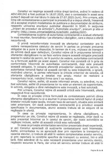 Foto Ilegalităţile făcute de De Mezzo în licitația pentru excursia la Disneyland. Ce spune decizia CNSC (document)