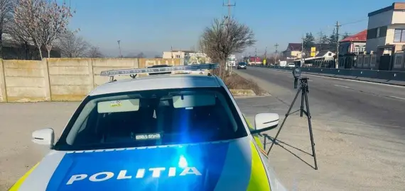 Foto Sistemul E-SIGUR, în acțiune pe drumurile din Olt, astăzi, 13 octombrie