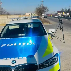 Foto Sistemul E-SIGUR, în acțiune pe drumurile din Olt, astăzi, 13 octombrie