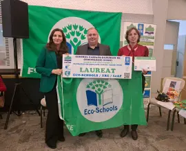 Foto Școala „Gheorghe Magheru” din Caracal, prima din Olt care primește Steagul Verde pentru educație ecologică