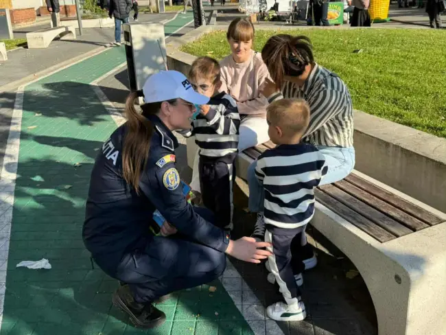Foto Polițiștii olteni, acțiuni preventive la Corabia și Slatina pentru siguranța cetățenilor