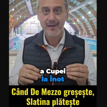 Foto PSD Slatina: Incompetența lui Mario De Mezzo anulează Cupa Slatinei la Înot