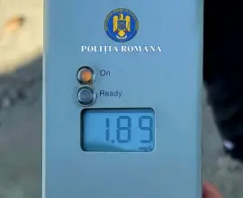 Foto Un tractorist a fost depistat în trafic, la Cilieni, fără permis şi sub influenţa alcoolului