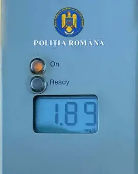 Foto Un tractorist a fost depistat în trafic, la Cilieni, fără permis şi sub influenţa alcoolului