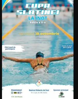 Foto După valul de critici, primarul De Mezzo anunţă organizarea Cupei Slatinei la Înot