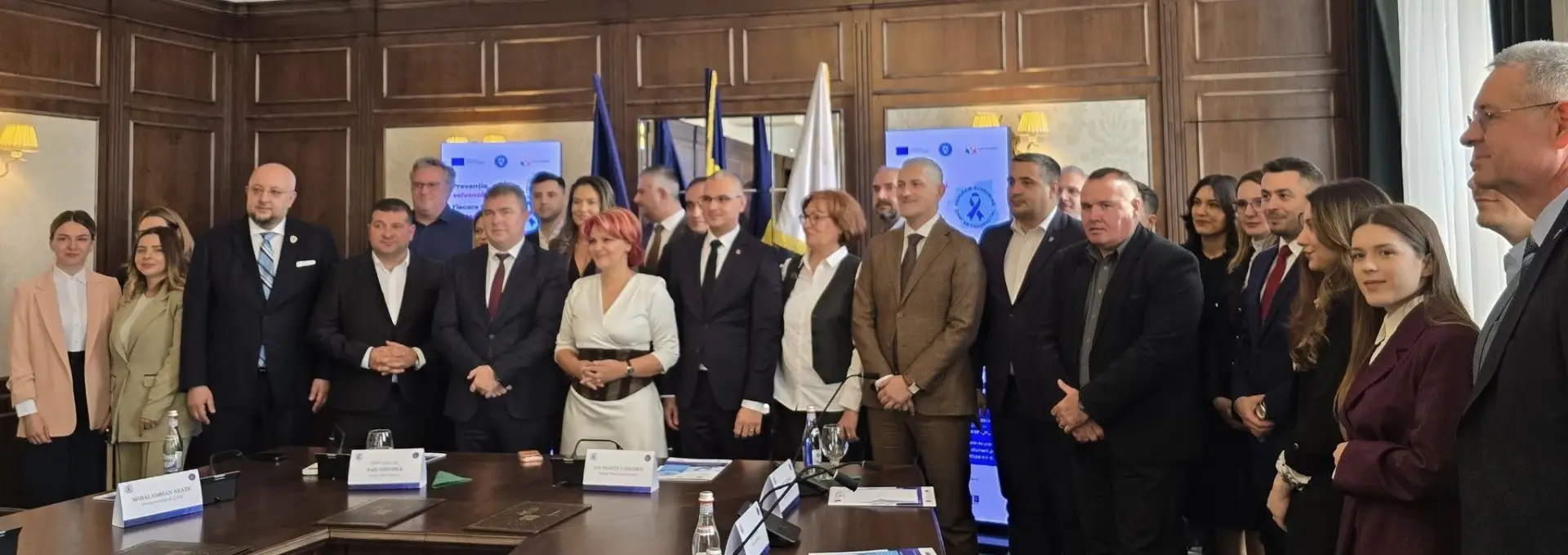 Foto Ionuț Ivan, prezent la UMF Craiova unde a avut loc lansarea programului regional de prevenție a cancerului