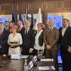 Foto Ionuț Ivan, prezent la UMF Craiova unde a avut loc lansarea programului regional de prevenție a cancerului