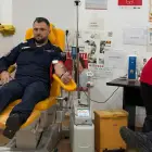 Foto Jandarmii olteni s-au alăturat campaniei „Donează sânge! Salvează o viaţă!”