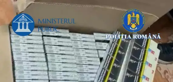 Foto VIDEO. Percheziţii în Olt, la două persoane care făceau contrabandă cu ţigări