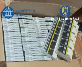 Foto VIDEO. Percheziţii în Olt, la două persoane care făceau contrabandă cu ţigări