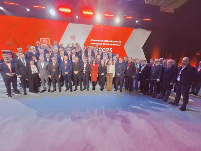 Foto Marius Oprescu, prim-vicepreşedinte PSD, la congresul partidului: „România are nevoie de investiții, nu de austeritate” FOTO