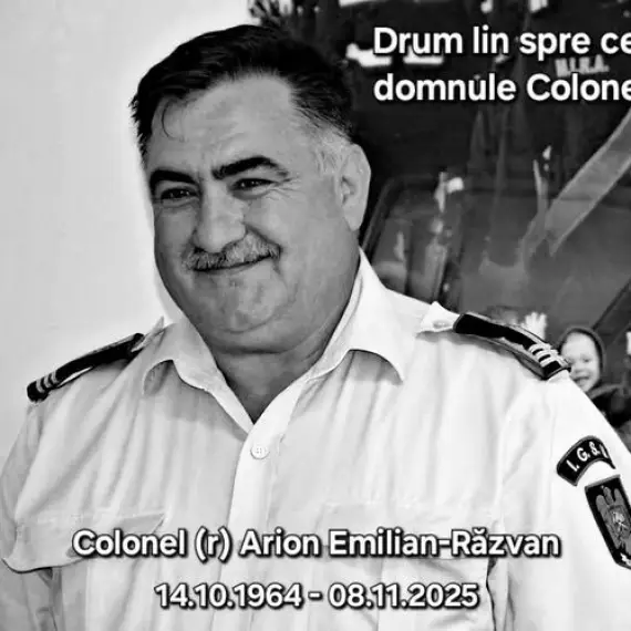 Foto A încetat din viaţă colonelul (r) Arion Emilian Răzvan, fost șef al Serviciului Logistic ISU Olt