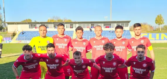 Foto Academica Balş, meci cu CSU Craiova II, pe Stadionul „Jane Niţulescu”, din Caracal