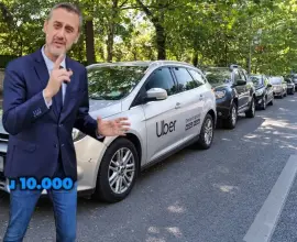 Foto După Bolt, şi Uber se lansează în Slatina. Actualul primar le promitea taximetriştilor că se va opune intrării în oraş a platformelor de ridesharing