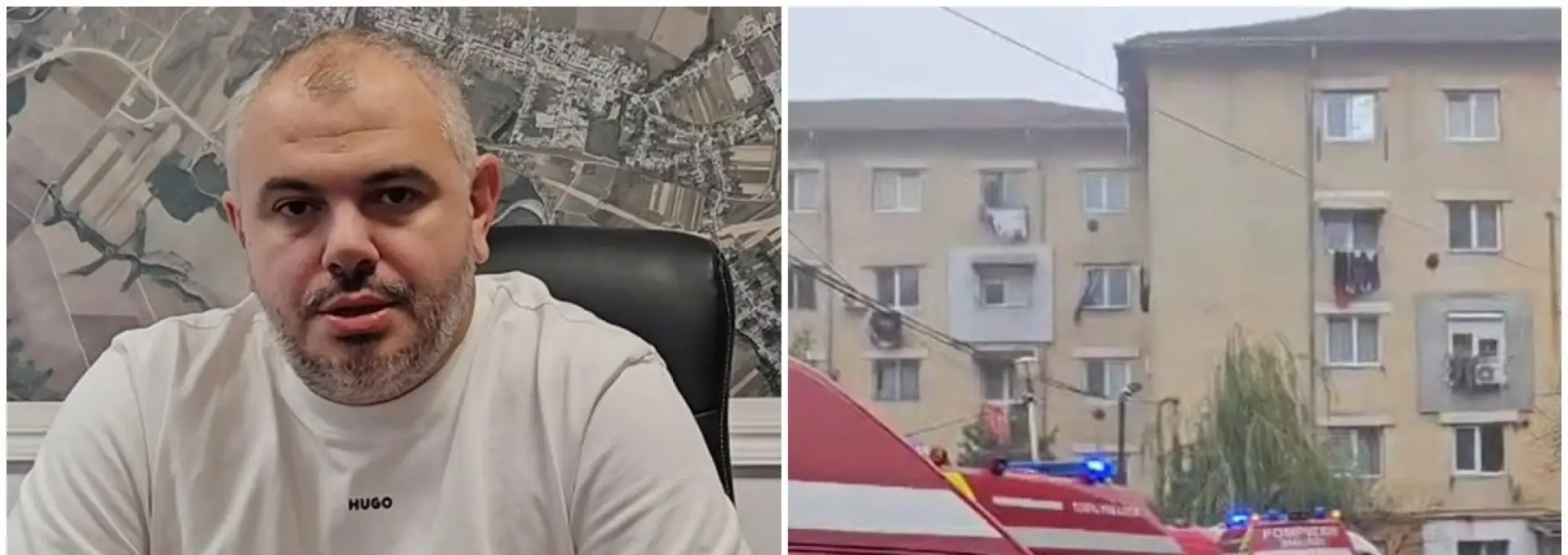 Foto Cazare asigurată de Primăria Balș pentru victimele exploziei din blocul de garsoniere