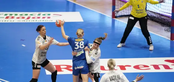 Foto CSM Slatina, remiză în deplasarea de la SCM Râmnicu Vâlcea