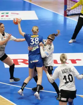 Foto CSM Slatina, remiză în deplasarea de la SCM Râmnicu Vâlcea