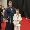 Foto Medalie de argint pentru Andrei Ştefan Dima, sportiv legitimat la GEIDO Slatina, la Campionatul Naţional de Karate Tradiţional