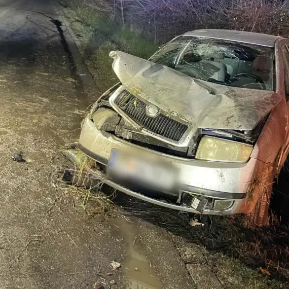 Foto Accident la Recea. Un tânăr de 18 ani a fost transportat la SJU Slatina