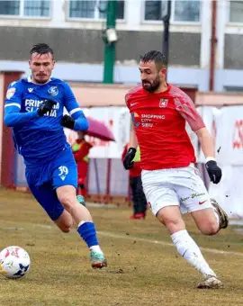 Foto CSM Slatina, victorie pe un teren impracticabil în deplasarea de la CSC Şelimbăr