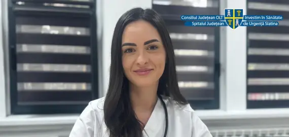 Foto Ariadna Elena Doncescu, noul medic pediatru în Spitalul Judeţean de Urgenţă Slatina