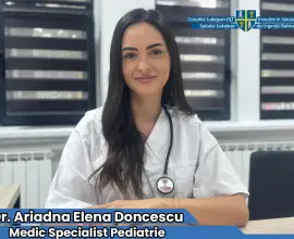 Foto Ariadna Elena Doncescu, noul medic pediatru în Spitalul Judeţean de Urgenţă Slatina