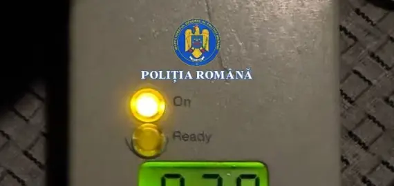 Foto VIDEO. Tânăr, din Tia Mare, reţinut după ce a fost depistat băut şi fără permis în trafic