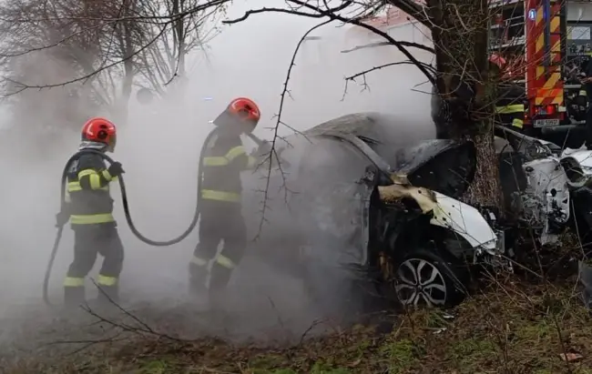 Foto Un tânăr de 19 ani, din Slatina, şi-a pierdut viaţa într-un accident violent, pe DN 65