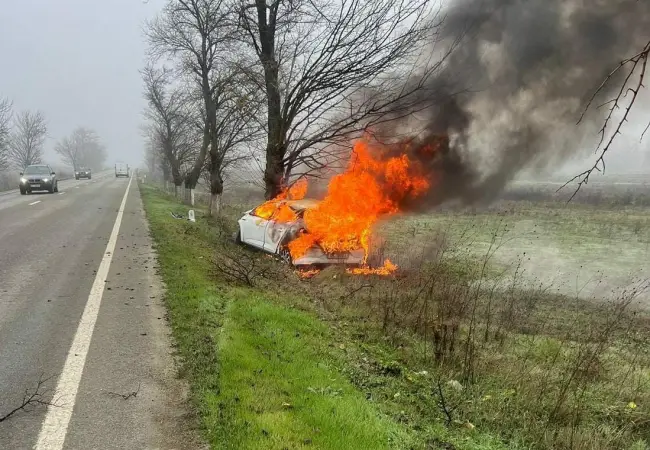 Foto Un tânăr de 19 ani, din Slatina, şi-a pierdut viaţa într-un accident violent, pe DN 65